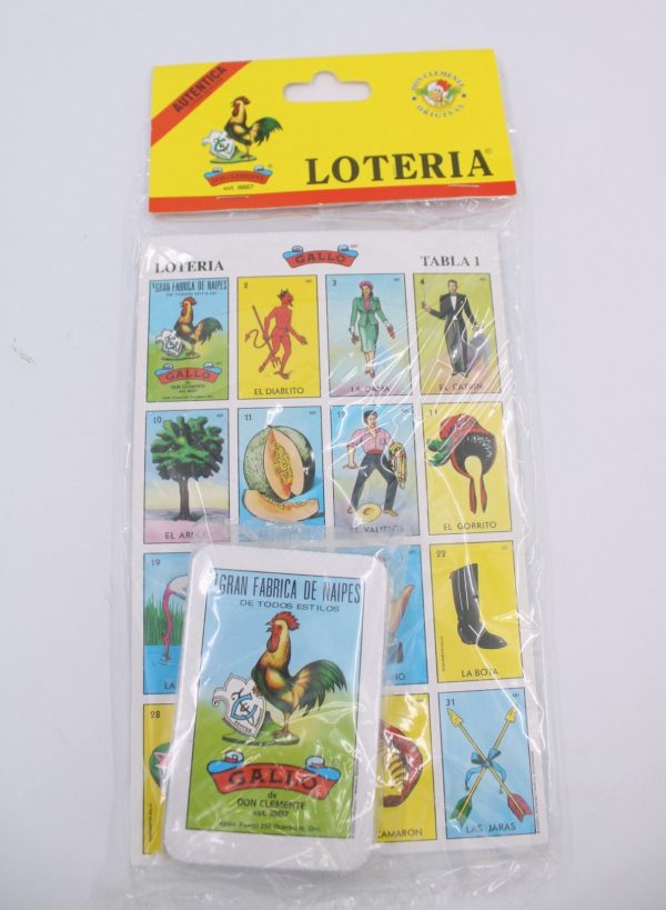 Juego Lotería Tradicional Marca Gallo