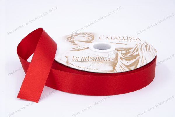 Listón Satinado Liso Cataluña Ancho 5 (2.5cms) - Imagen 2