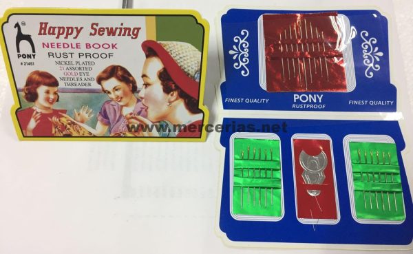 Aguja Mano Happy Sewing C/21