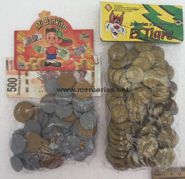 Monedas Plásticas para Juego