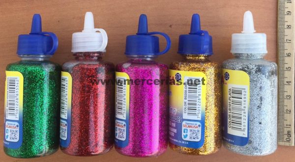 Silicón con Diamantina Glitter