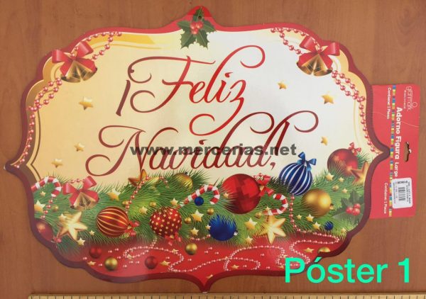 Póster Navideño "Feliz Navidad" - Imagen 2