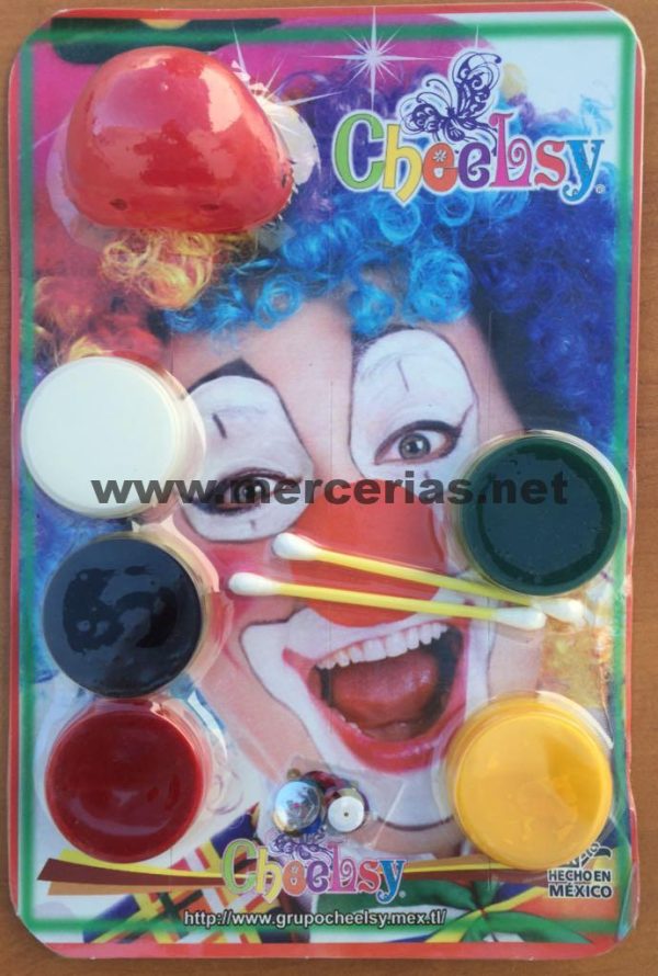 Pintura Maquillaje Payaso Mediano