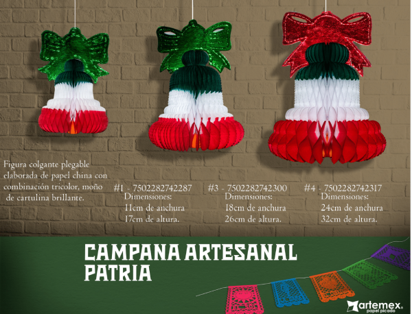 Colgante Campana Fiestas Patrias